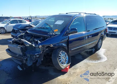2002 Chrysler Town & Country Limited from USA, damaged, VIN 2C8GP64LX2R748795